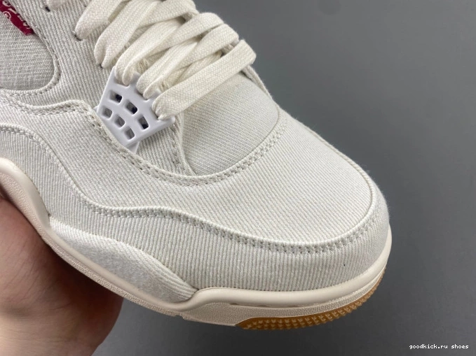 Rep 'White' Jordan Air x 4 Levi's AO2571-100 0821
